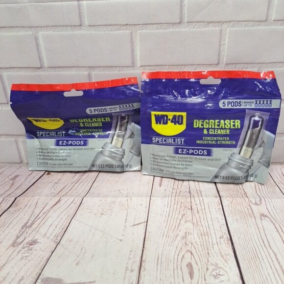 WD-40 Other - 2 Packs,WD-40 Specialist Industrial-Strength Degreaser  EZ-PODS, 5 Pods Per Pack